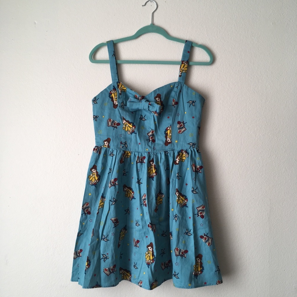 Disney Beauty and the Beast Belle Print Dress